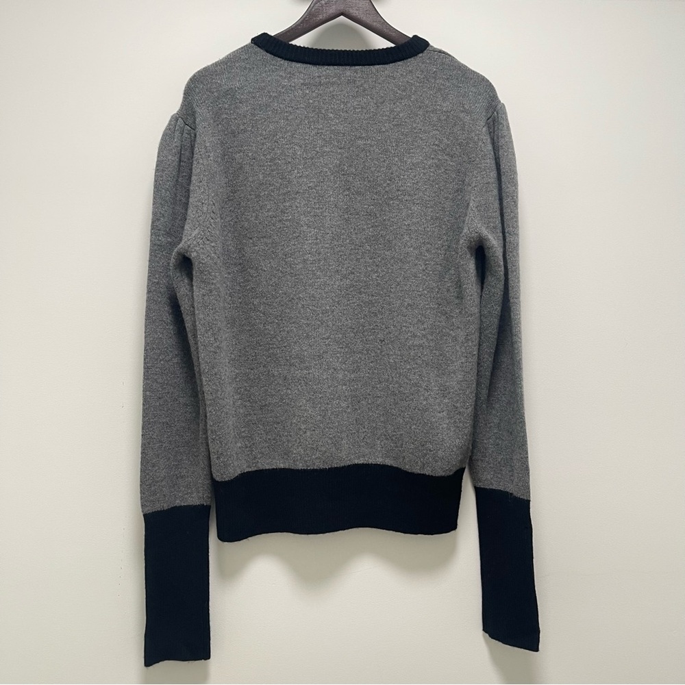 Random Identities Wool Cashmere Blend Crew Neck Gray Sweater Size Medium - Picture 8 of 12